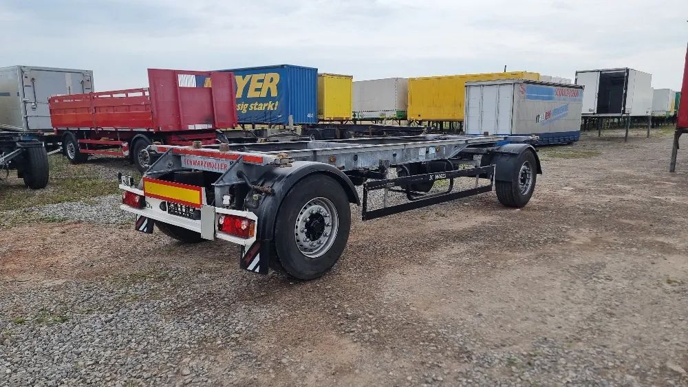 Schwarzmuller 17.500zł netto PRZYCZEPA SCHWARZMULLER BDF RAMA OCYNK HAMULCE TARCZOWE ST.BDB MOŻLIWOŚĆ TRANSPORTU