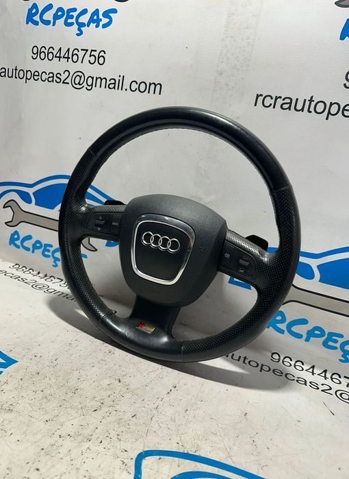 .Volante Airbag Multifunções Botões Patilhas Original Audi A6 C6 DSG 4F0419091CA 2005 - 2015
