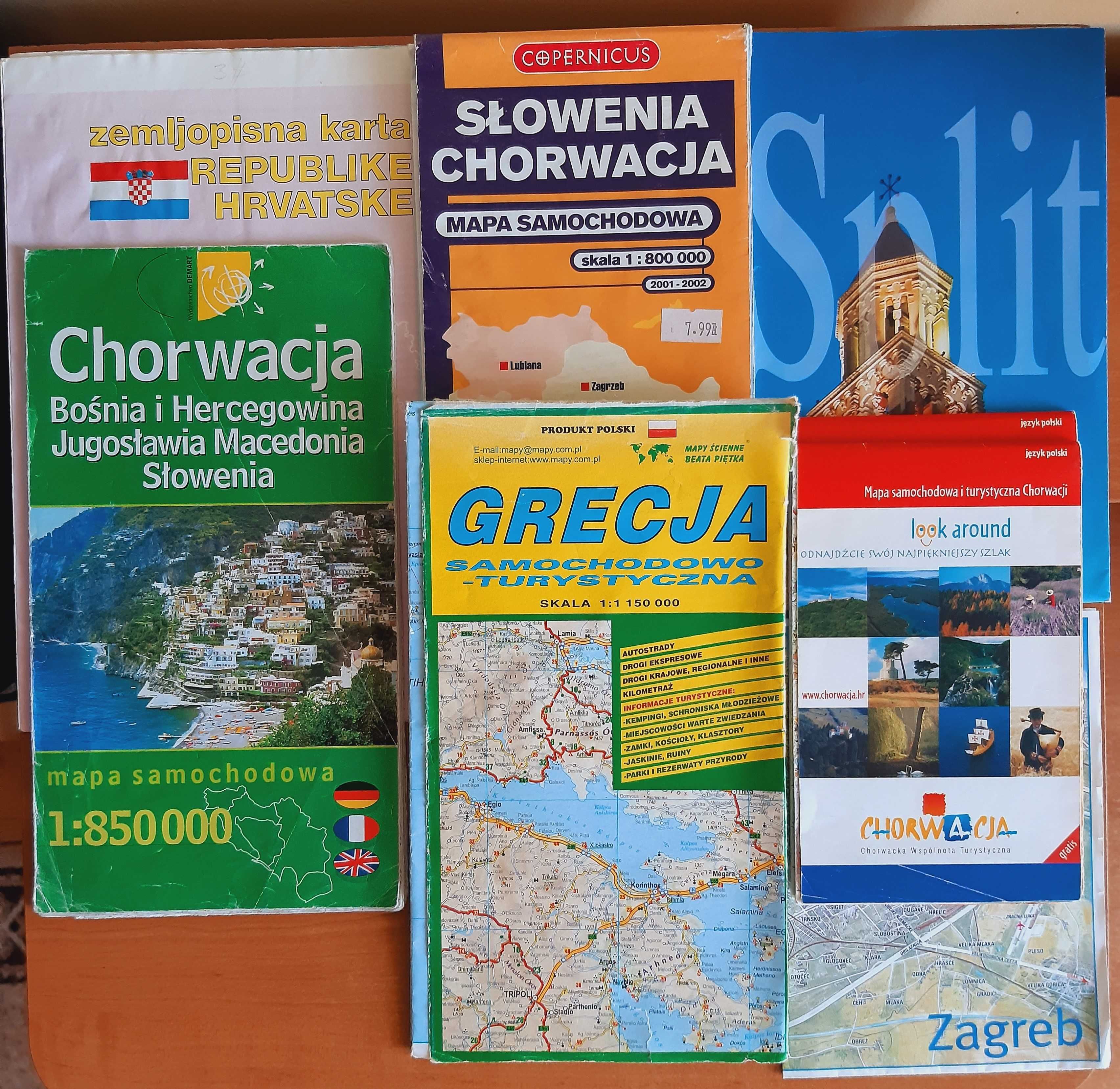 Mapy, zagranica i świat. Przesyłka OLX