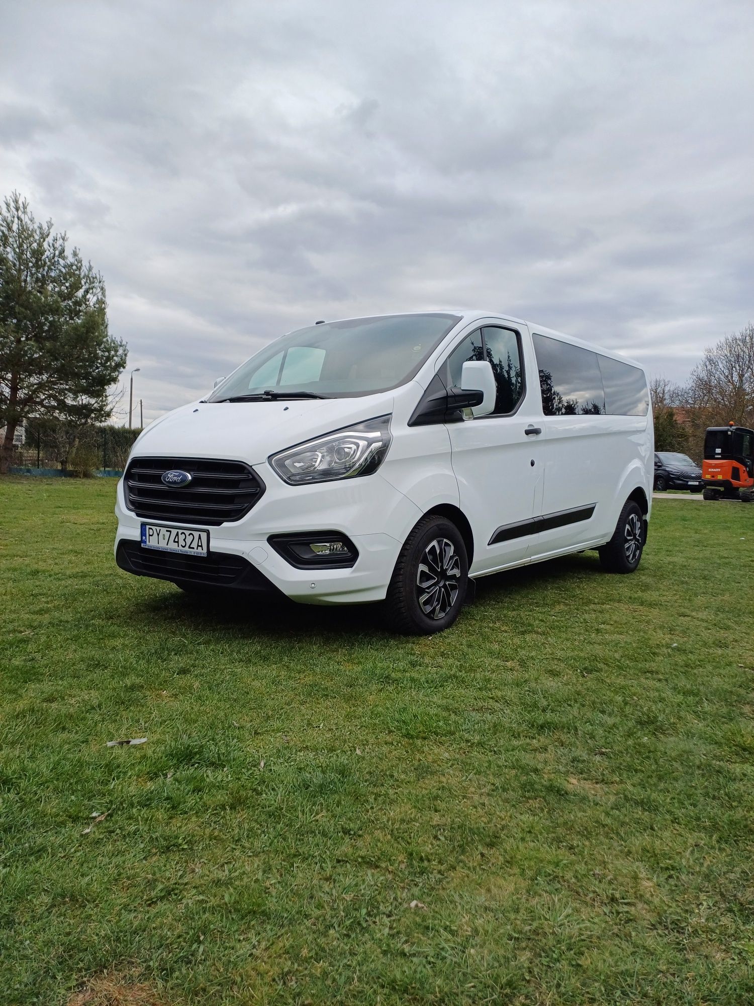 Ford transit custom 9 osobowy webasto bezwypadkowy Poznań