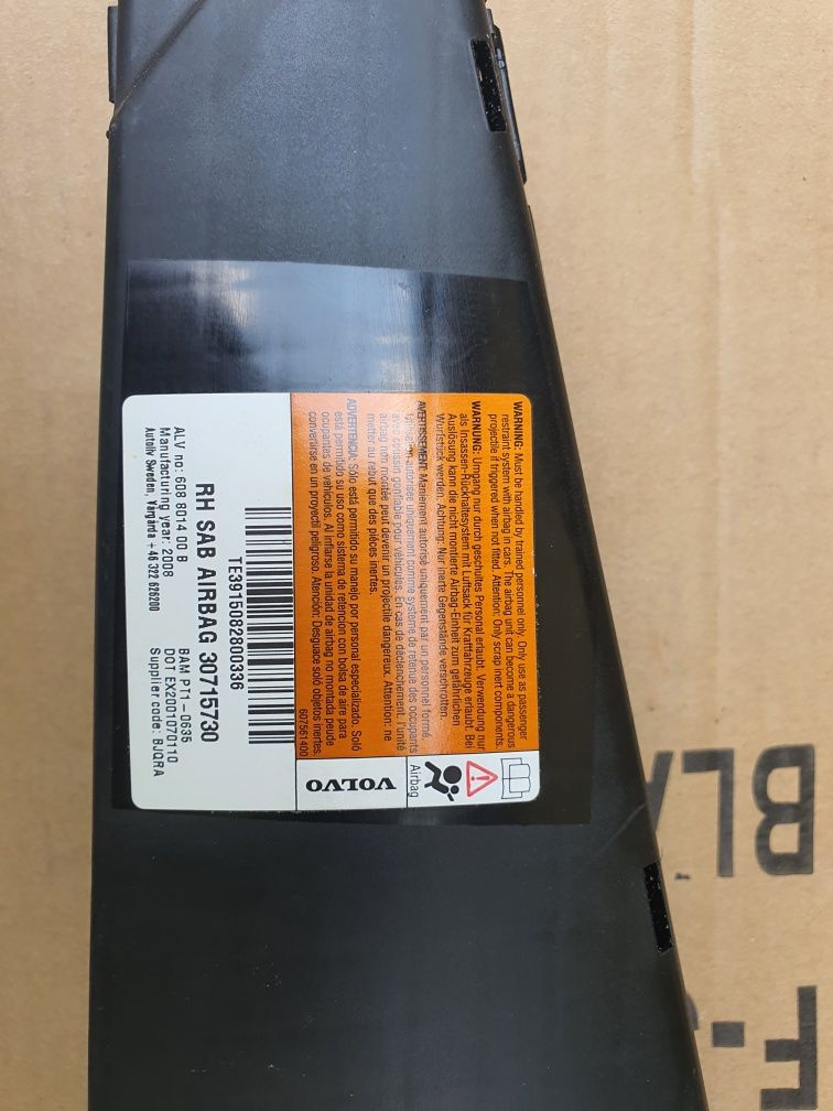 Poduszka Airbag fotela prawa  Volvo S80 II V70 XC70