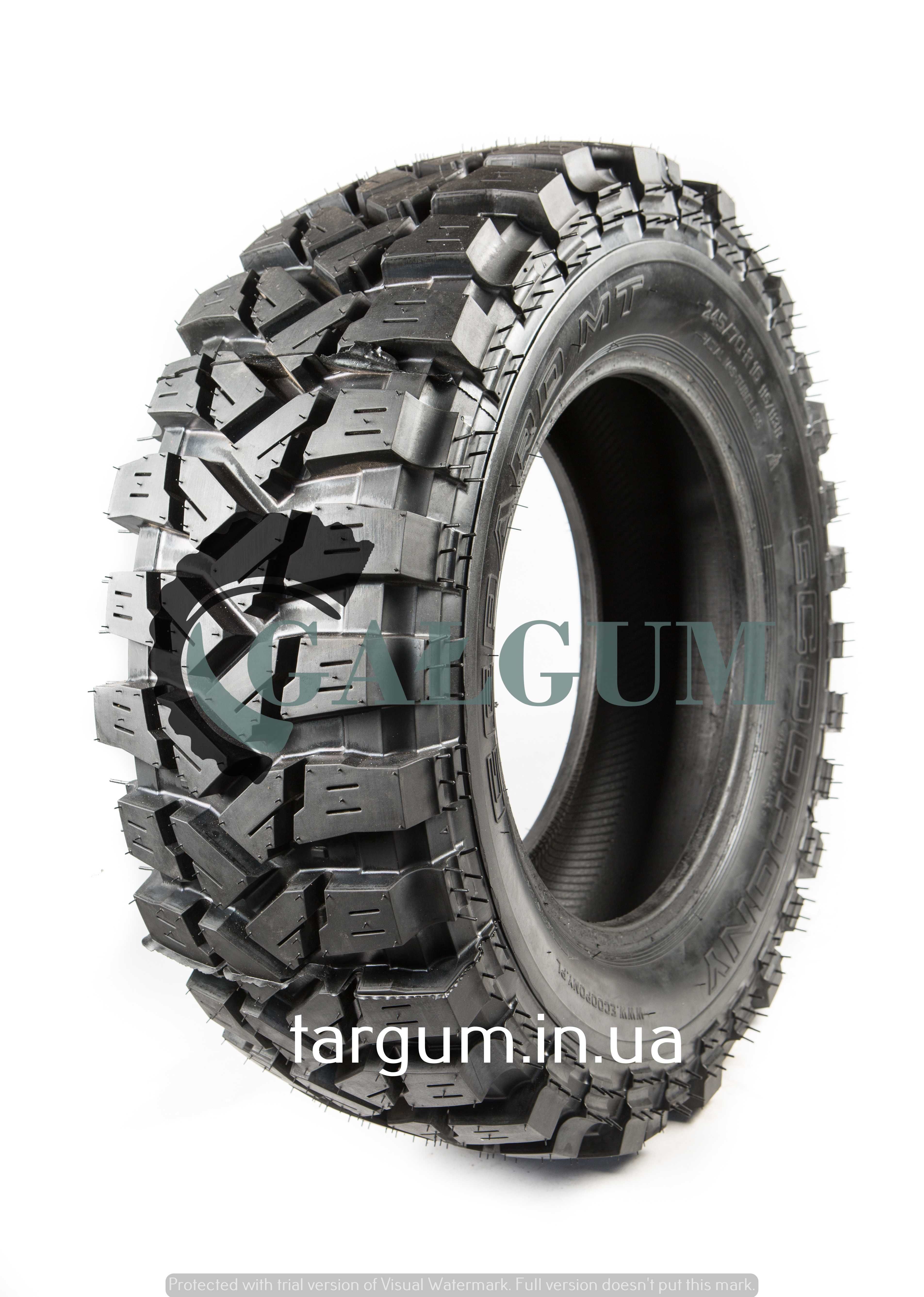 Шини для бездоріжжя 245/70 R16 RAPTOR. Gal Gum