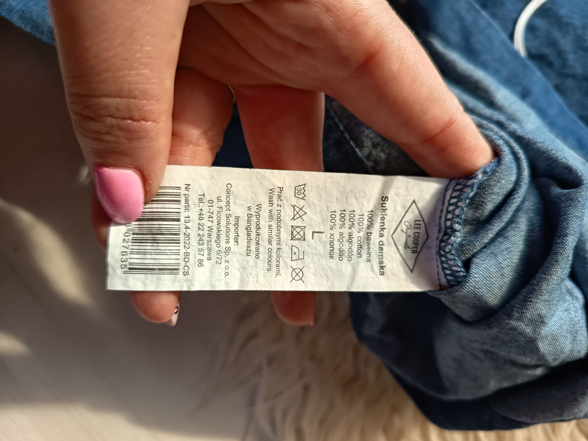 Nowa sukienka Lee Cooper L
