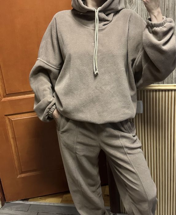 Флісовий спортивний костюм rikky hype оверсайз худі