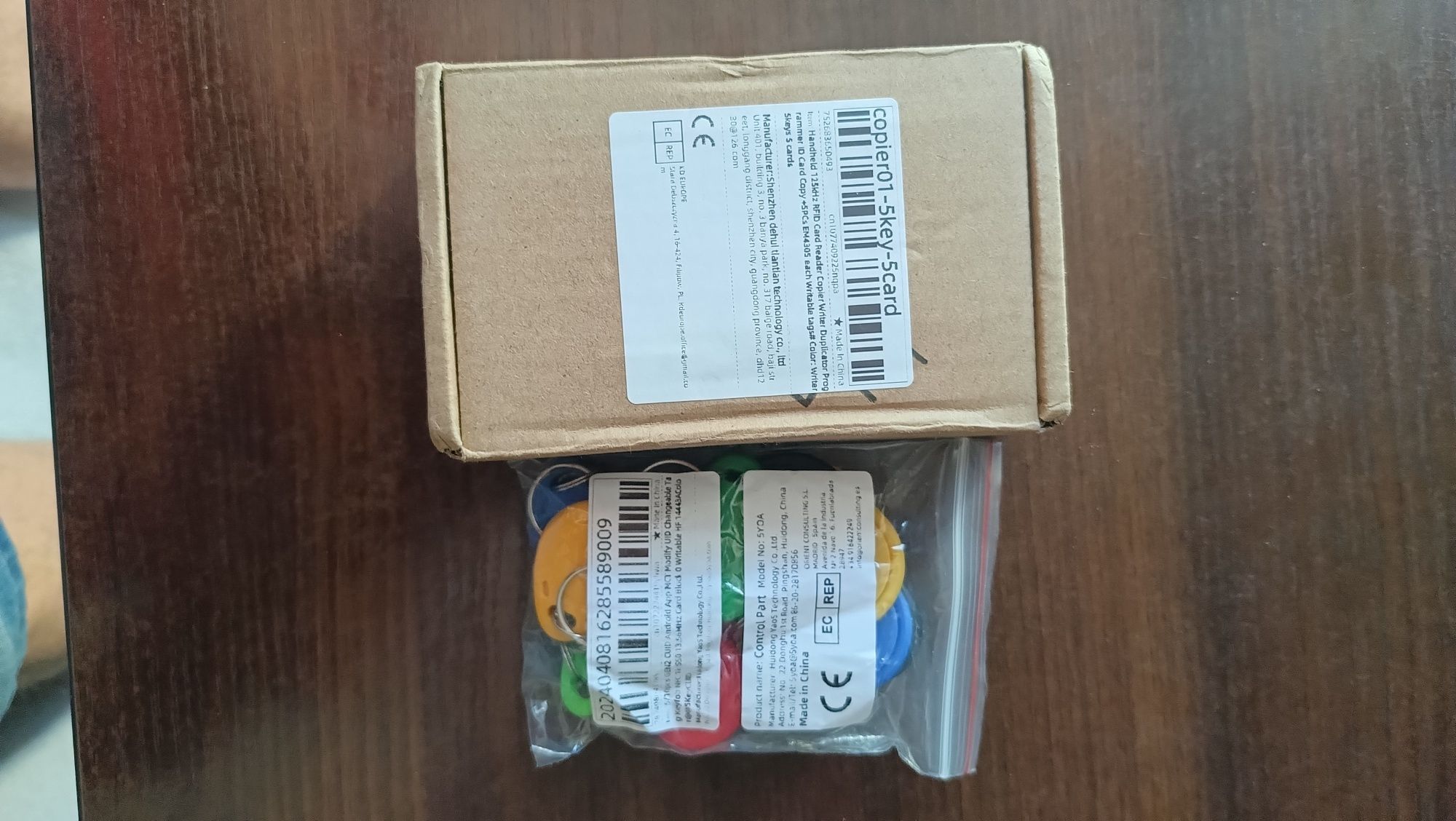 programator rfid 5 kart 10 breloki