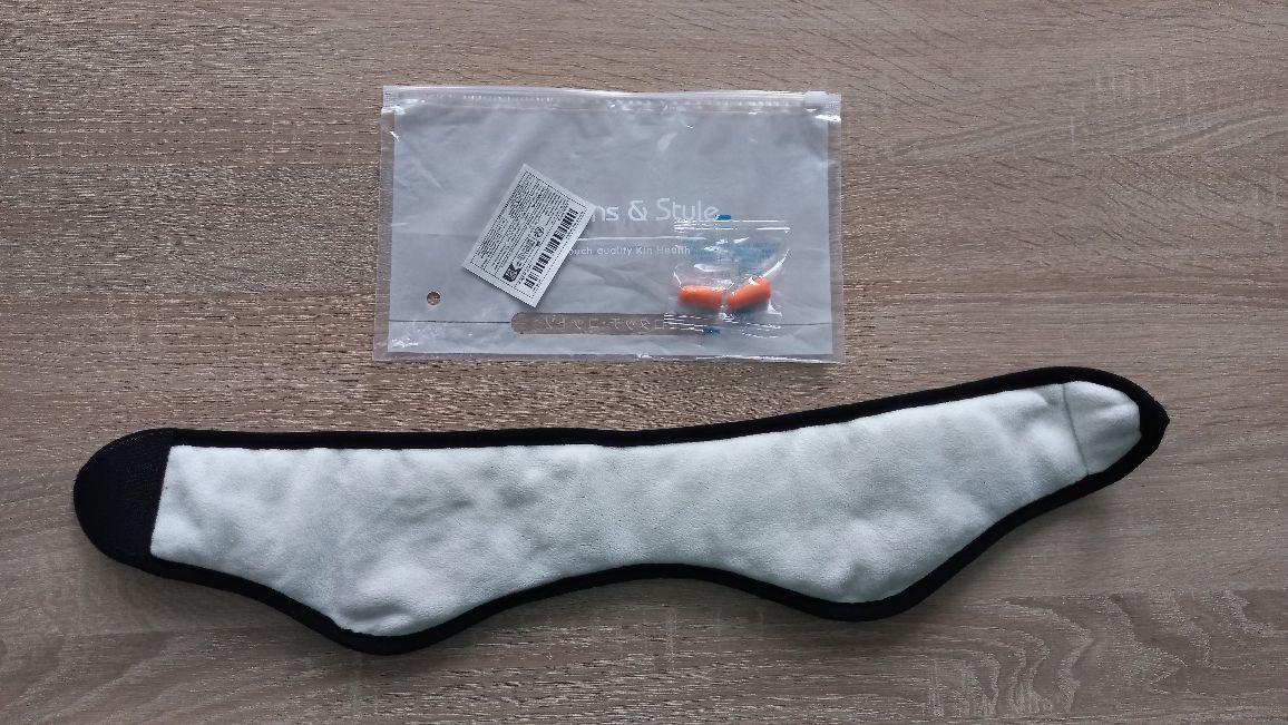 nowa- opaska wyciszająca, sportowa + zatyczki do uszu/ unisex