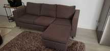 SOFÁ 3 LUGARES + Chaise como novo..