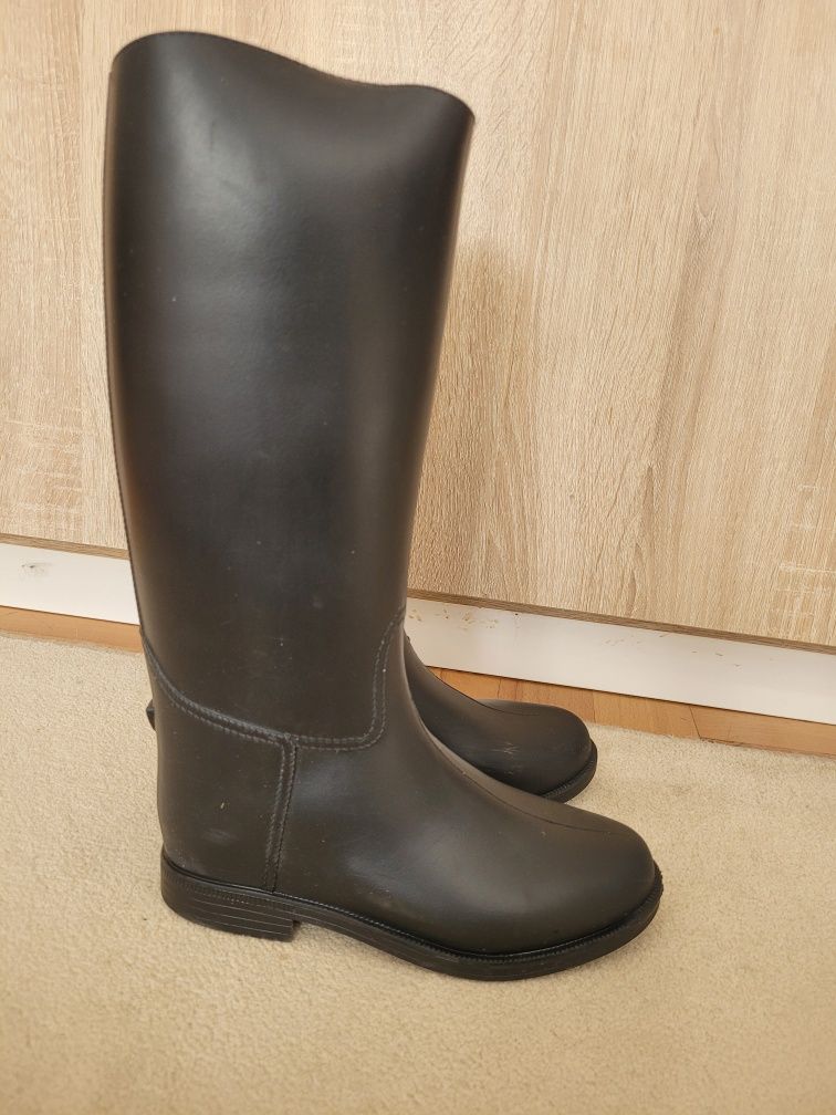Buty kalosze do jazdy konnej Fouganza decathlon roz. 33