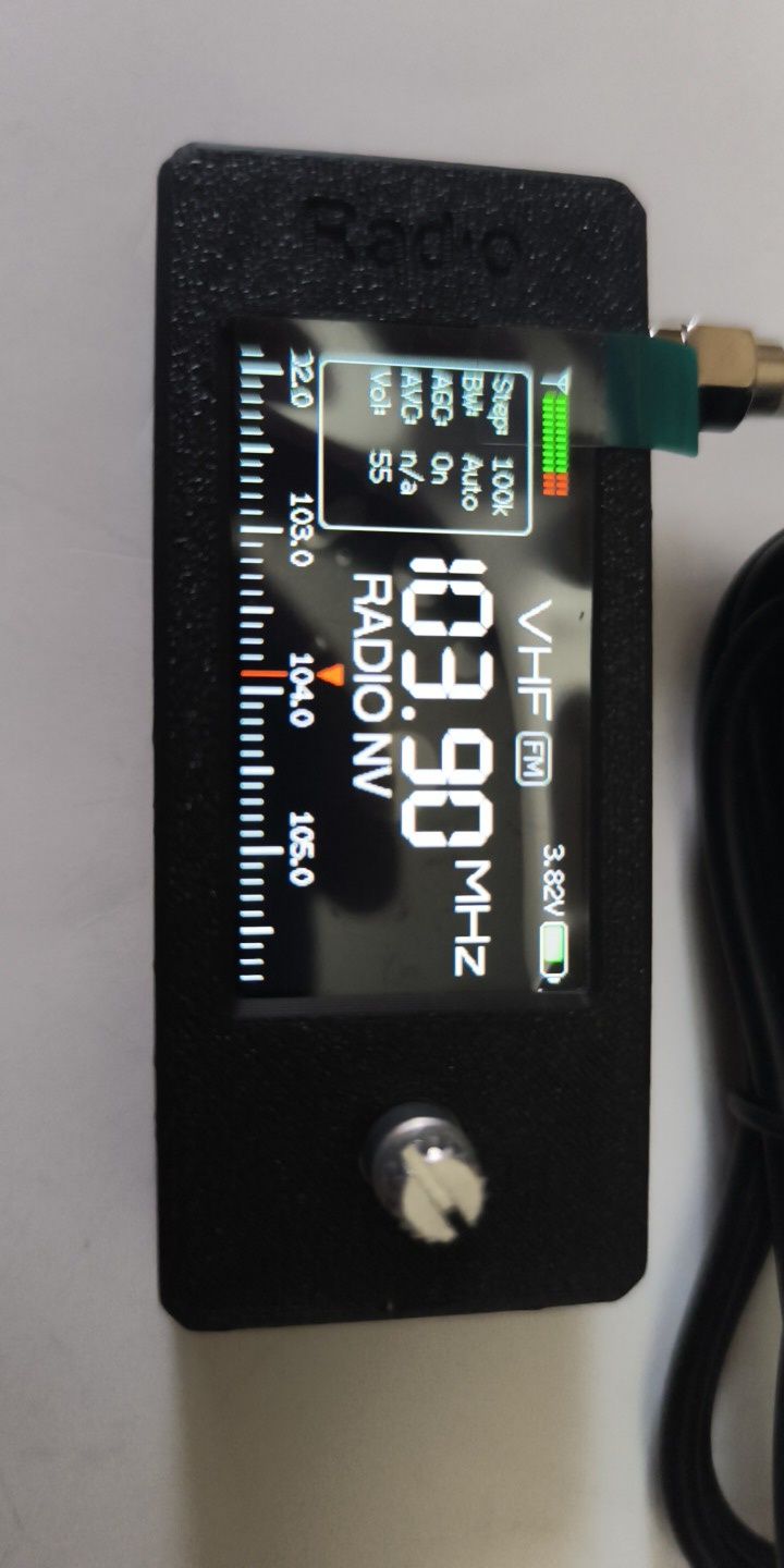 Радіо ATS mini DSP V2 Si4732 0.5-108MHz IPS MW,LW,SW,AM,USB,LSB,SSB,FM