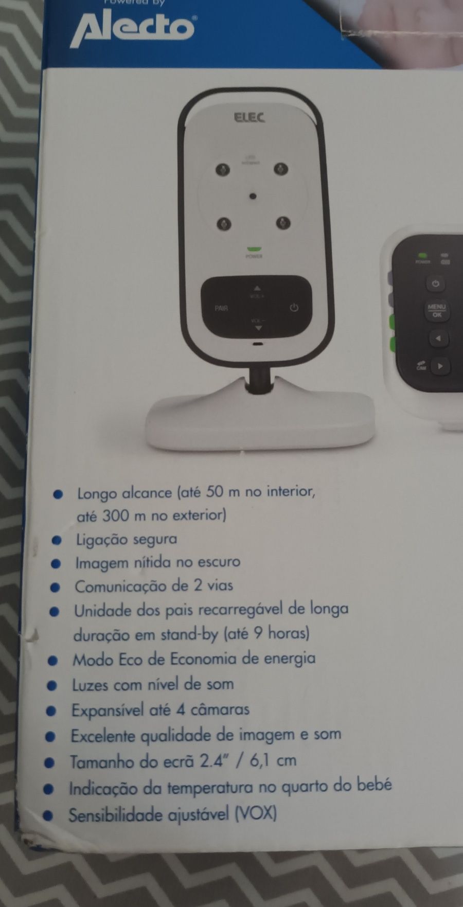 Intercomunicador de bebe Alecto BB-750