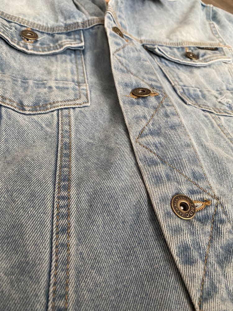 Брендова джинсовка джинсова куртка Zara 1975 жакет від Zara