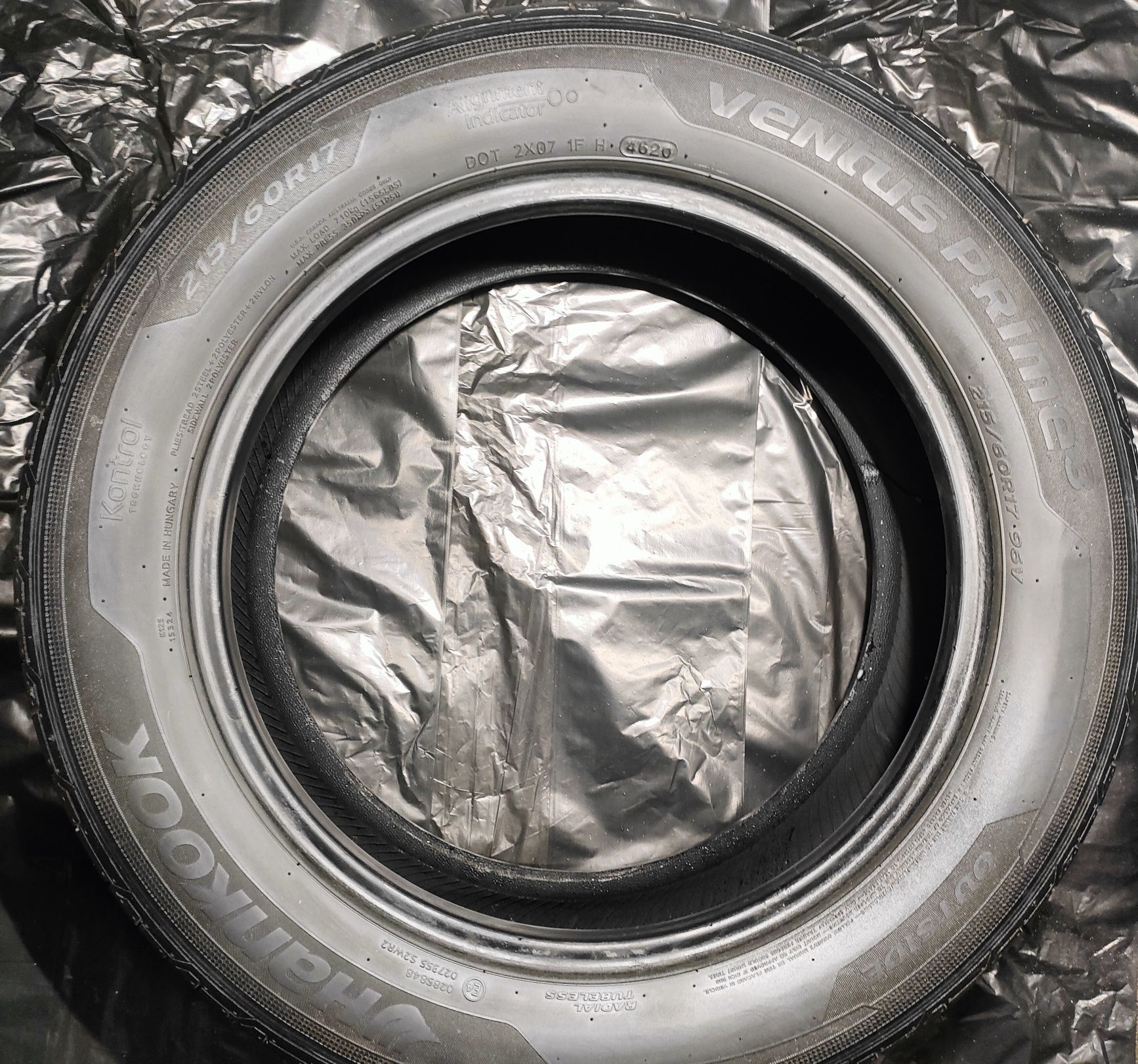 215/60/17 Opony letnie hankook ventus prime