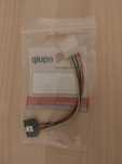 Cabo adaptador de alimentação 5.25'' Molex fêmea - SATA macho (Novo)