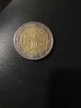 Moeda 2€ França 2001, moeda com múltiplos erros.