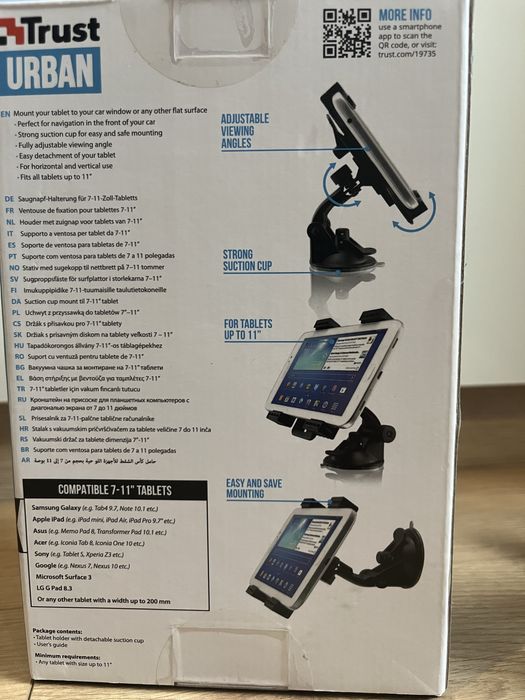 Trust Car Tablet Holder for 7 - 11" tablets