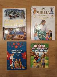 Zestaw 4 książek dla dzieci: Biblia , Wigilia , opowieści 
1 x "Wieczó