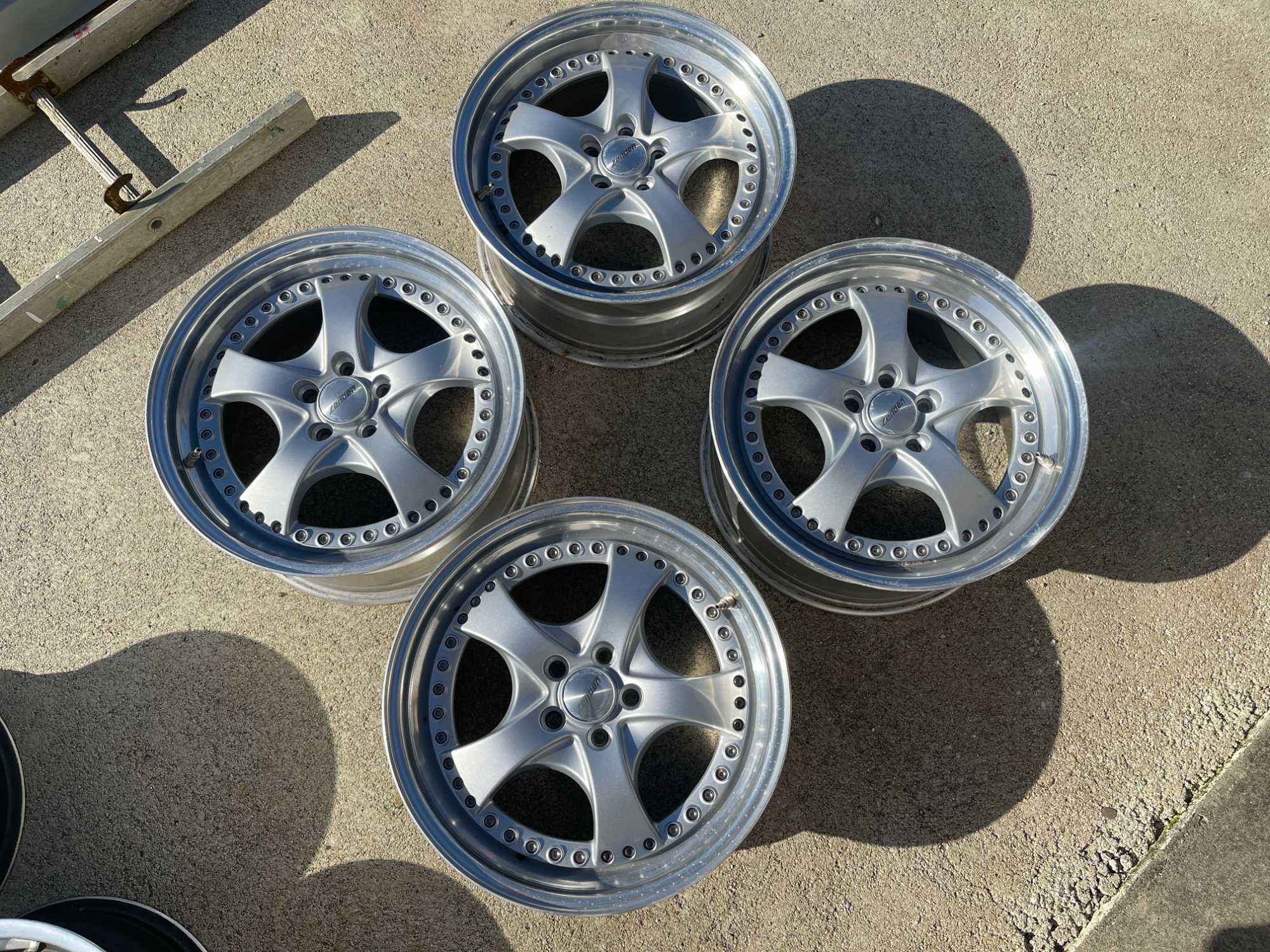 4 Jantes Zender Tripartidas Abas polida 17 5x100
