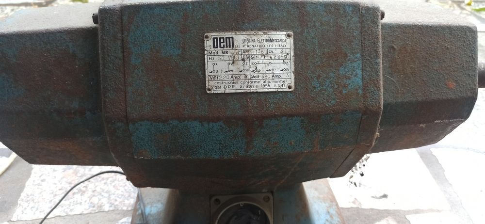 Vendo motor de esmeril