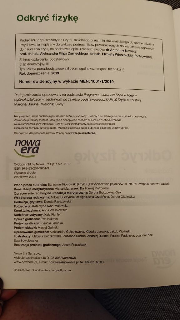Odkryć fizykę 1 zakres podstawowy