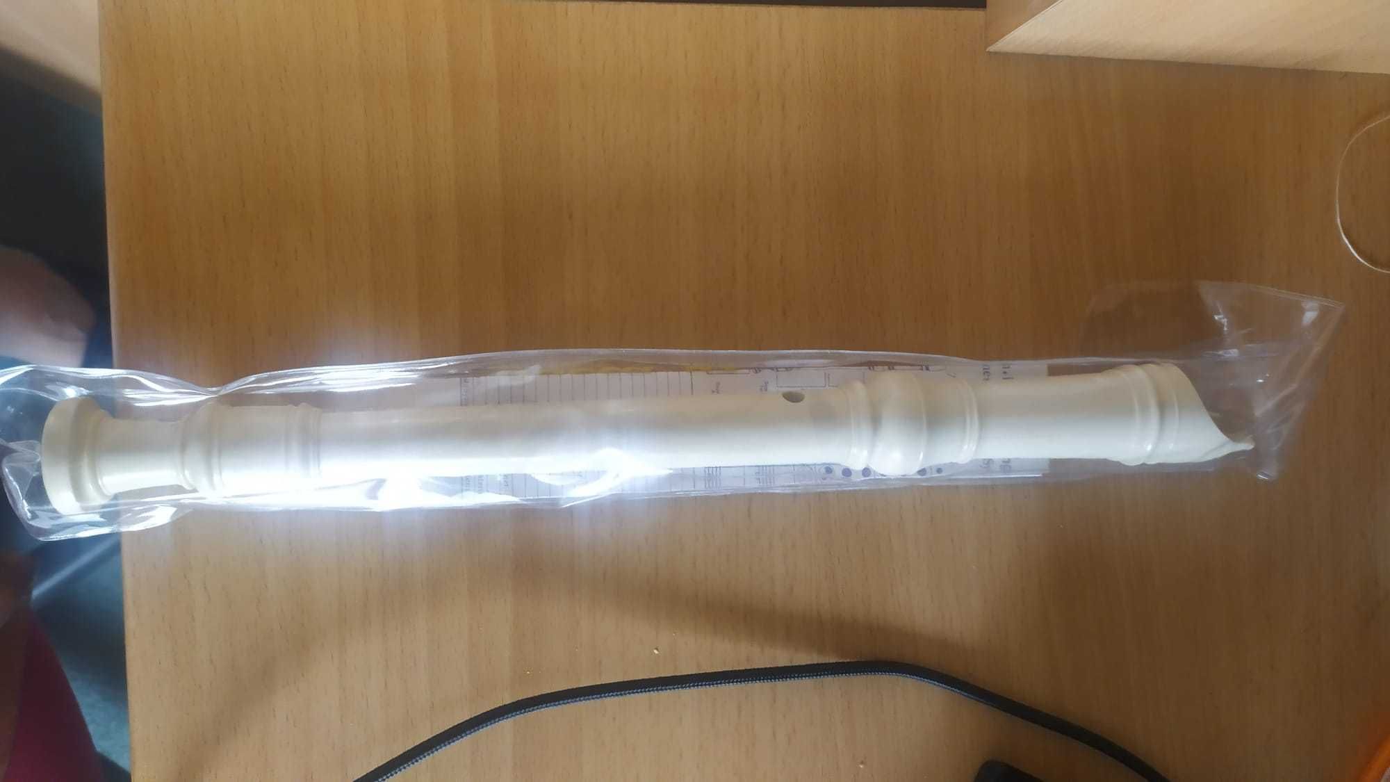 Flauta de bisel com todos os acessórios