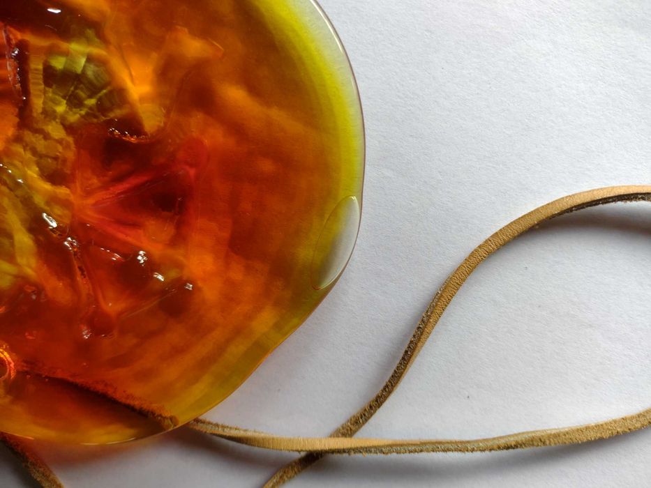 Medalion szklany łapacz światła Znaki zodiaku Strzelec huta Poschinger