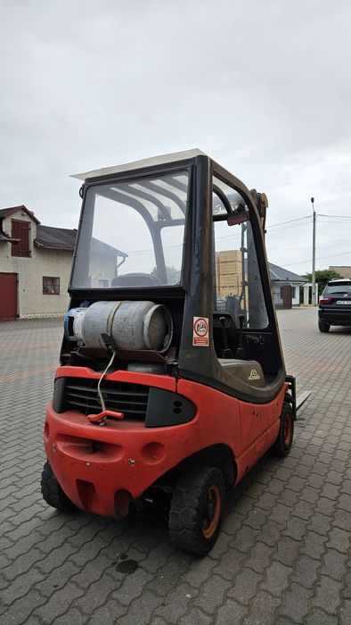 Wózek Widłowy Linde H16T Tylko 7600MTG triplex gaz terenowy Przesuw