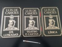 Luís de Camões, obras completas, em 3 volumes