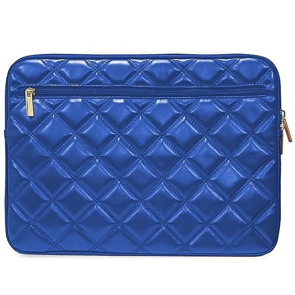 Pokrowiec Guess Quilted 4G na laptopa 14" - niebieski