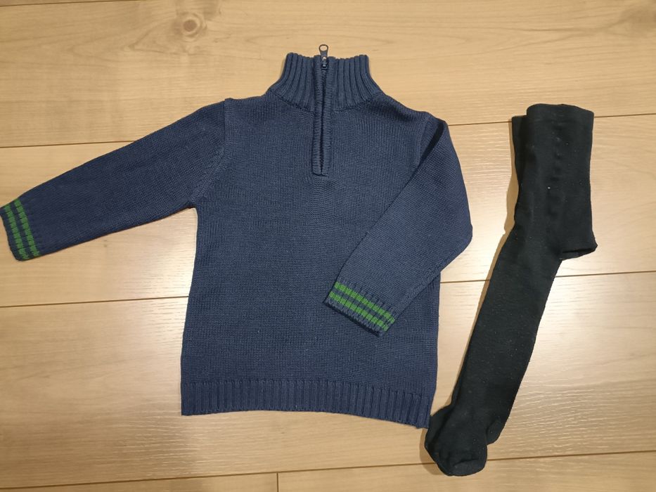 Pullover Zippy + Meias calças Metro Company -12 a 18 meses