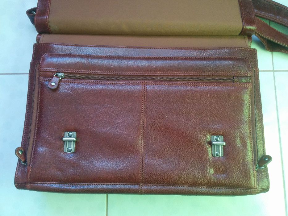 Чоловічий шкіряний портфель сумка дипломат