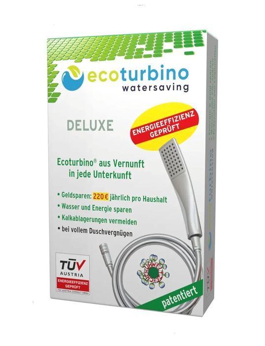Ecoturbino Zestaw prysznicowy Deluxe