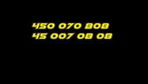 Złoty numer telefonu premium 45 007