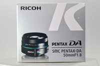 50mm f1.8 DA Pentax Nowy 23% VAT