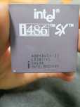 Intel i 486 sx intel 1989 plus ram i dysk zdemontowane ze starego pc