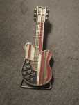 Klamra do paska gitara flaga amerykańska