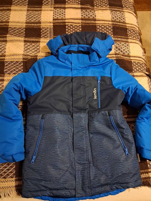 Kurtka narciarska dla chłopca Lemon rozmar 140