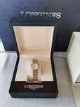 Longines złoty z diamentami