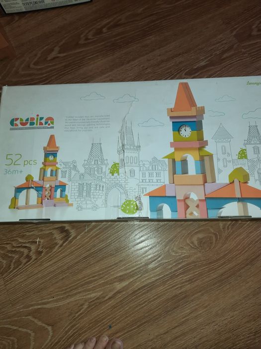 Дерев'яний конструктор 52 деталі