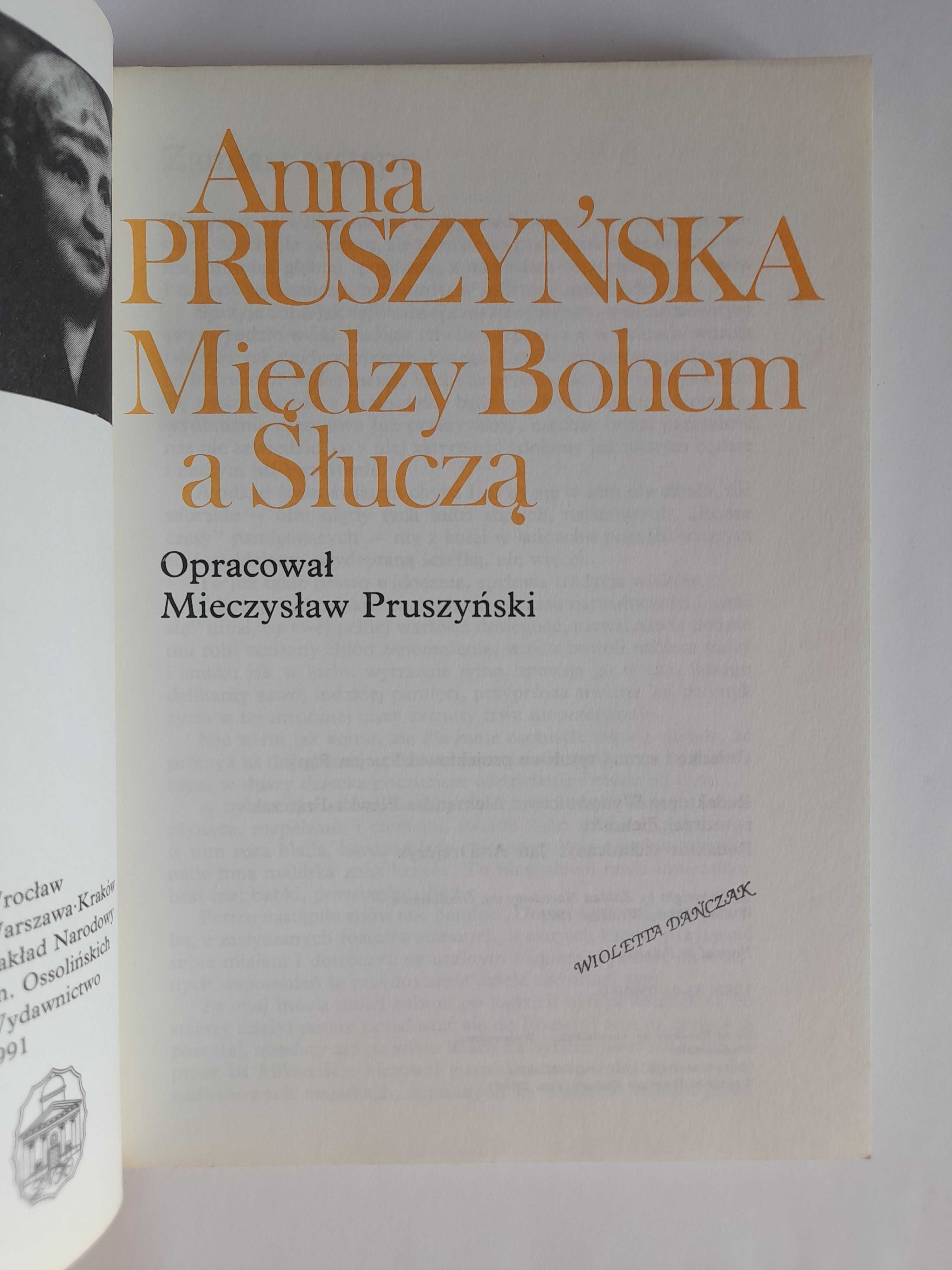 Między Bohem a Słuczą - Anna Pruszyńska
