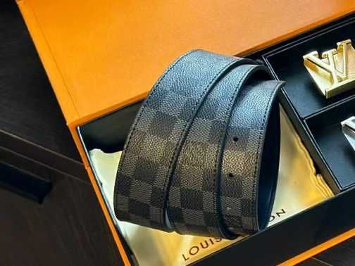 Pasek firmowy męski, damski, skóra Louis Vuitton 405317