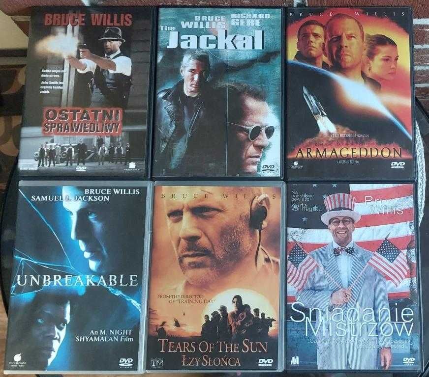 Bruce Willis Kolekcja filmów DVD (17 płyt) + BONUS! Tarantino