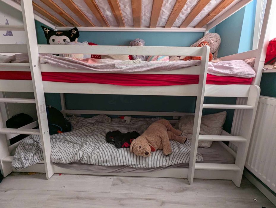 Trzypietrowe lozko 90x200