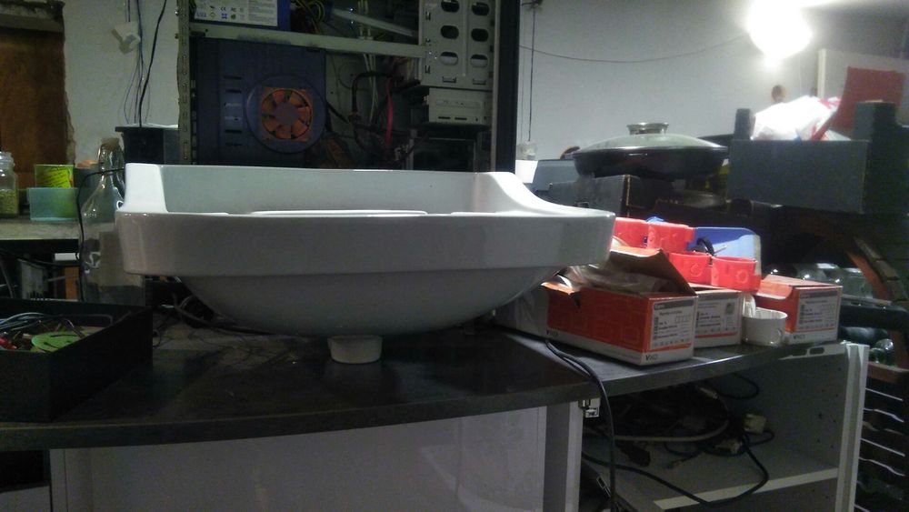 Nowa umywalka z filmu ,,Kingsajz" Vintage art loft retro