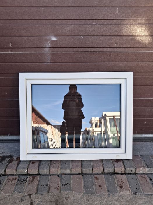 Okna poziome 115x89 pcv plastikowe białe okno używane DOWÓZ CAŁY KRAJ