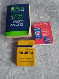 Słowniki - Polsko-Angielski/Polsko-Włoski/Polsko-Niemiecki