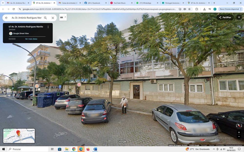 Imovel T3 Setubal, no Bairro Liceu c boas áreas para renovar