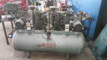 Compressor a funcionar 500 L