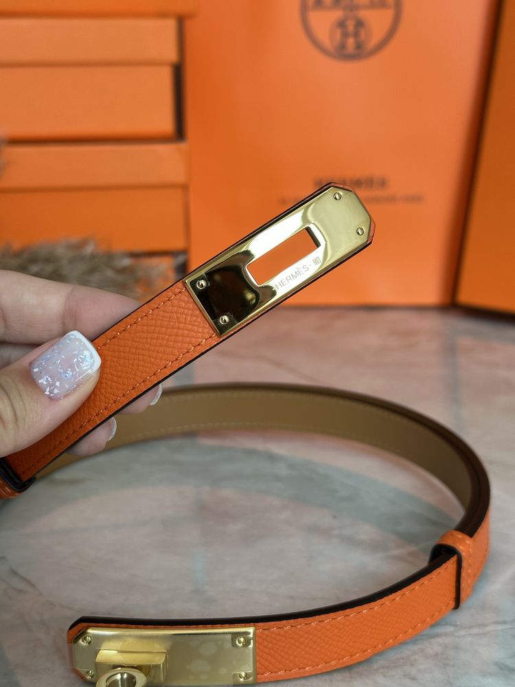 Ремінь Hermes Kelly Belt epsom, пояс ермес келлі, ремень эрмес келли