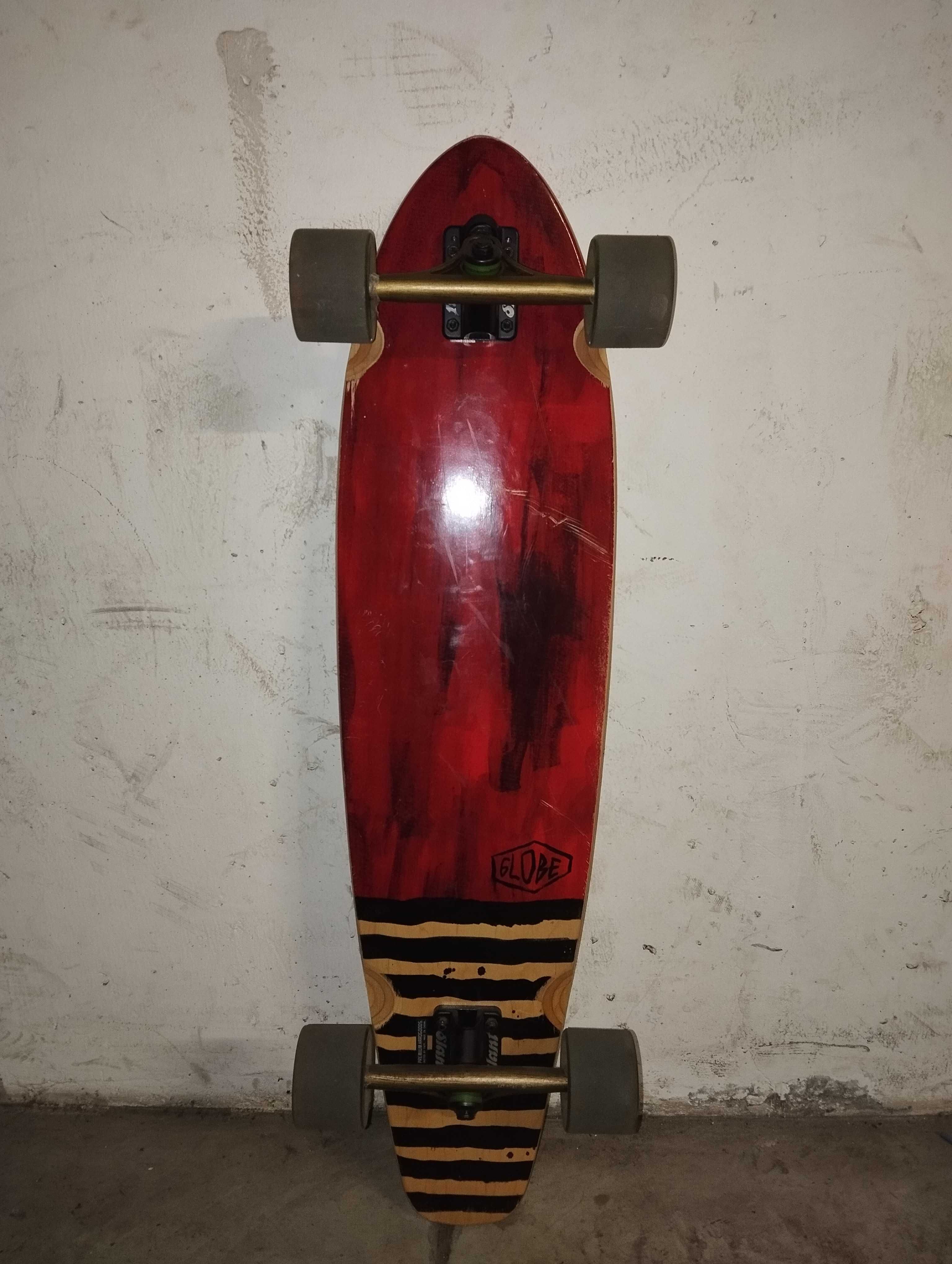 Longboard Globe 36" – cruiser w surferskim stylu, świetny stan!