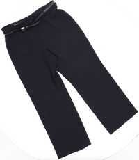 Granatowe spodnie z paskiem marki Bianca, rozmiar 44
